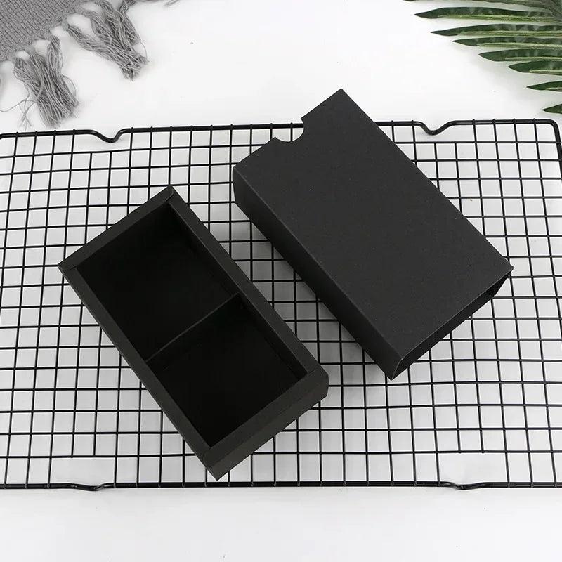 10Pcs 2 Grid Mooncake Boxes Clear Window Cardboard Gift Box Egg Yolk Crisp Cookies Candy Cake Box Birthday Christmas Party Favor