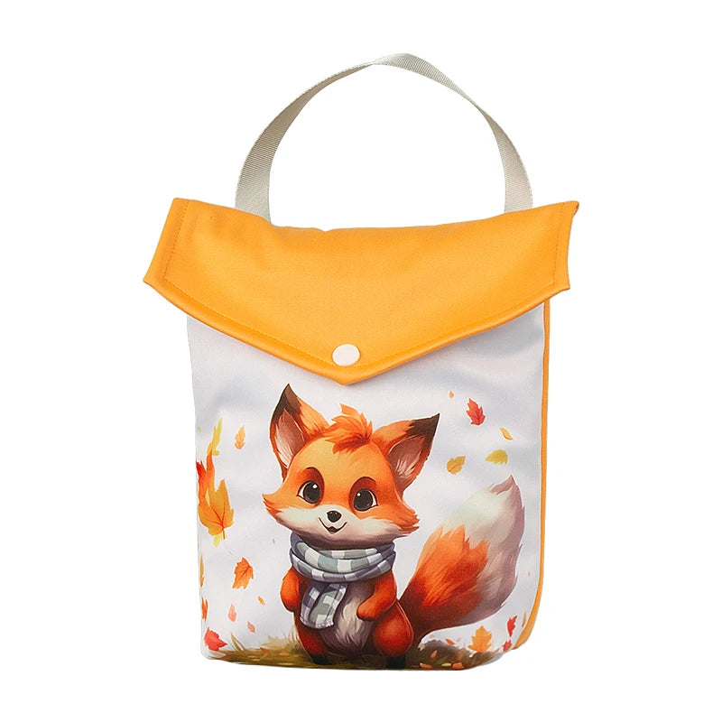 Pororo Baby Diaper Bag Waterproof Wet Bag for Swimsuit Travel Beach Pool Dirty Yoga Gym Clothes Makeup Bag