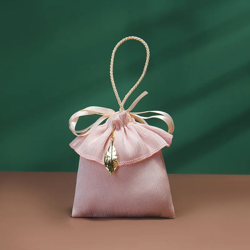 5pcs new gift bag candy biscuit packaging bag wedding birthday party baby shower cloth gift packaging bag gift for guests