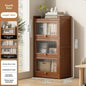 Multi-functional BambooBookcase LargeCapacity Wooden Bookshelf Storage Cabinet Display Rack Home Furniture for Living RoomOffice