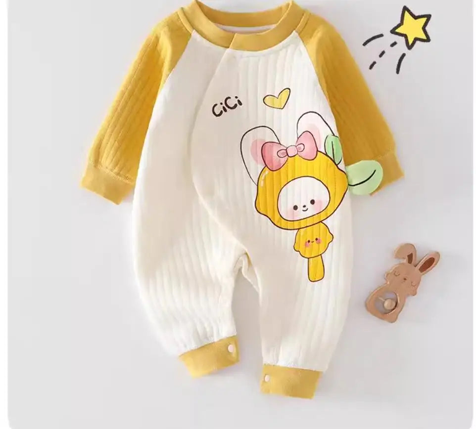 Pure cotton warm clothes for newborn babies 1