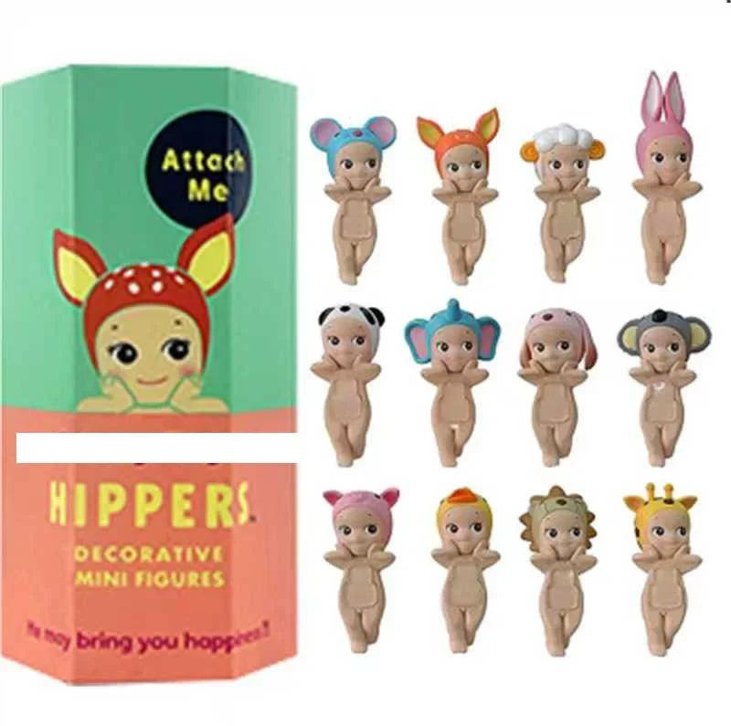 Sonny Angel Hippers Blind Box Animal Series Mini Anime Action Figure Authentic Doll for Kids Children Christma Birthday Toy Gift
