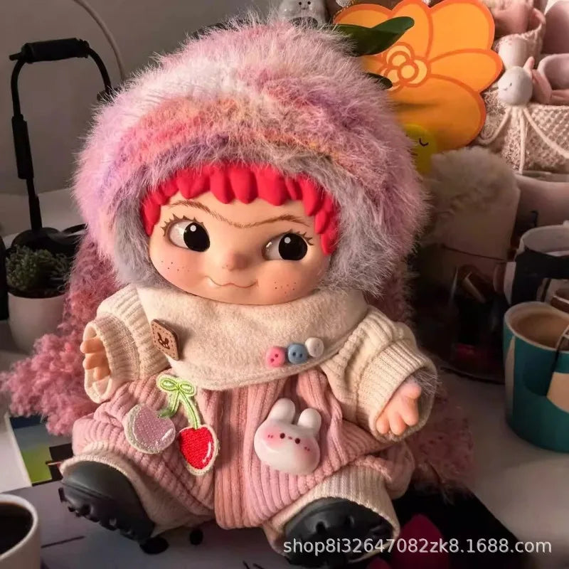 【Only clothes】 Suitable for 20cm Wakuku Baby Clothes Trendy Party Bibs Cotton Dolls Blind Boxes Plush Toys and Clothing