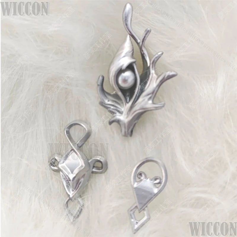 Merman Rafayel Lemurian Sea God Game Love And Deepspace Cosplay Long Purple Hair Wig 3D Prop Man Sexy Outfit Halloween Comic Con