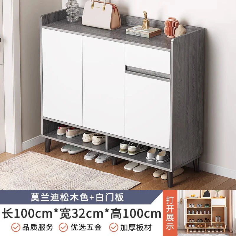 Shoe cabinet Home entrance Indoor entry Door entrance Corridor aisle Large capacity multi-layer storage Elevator entrance Shoe r