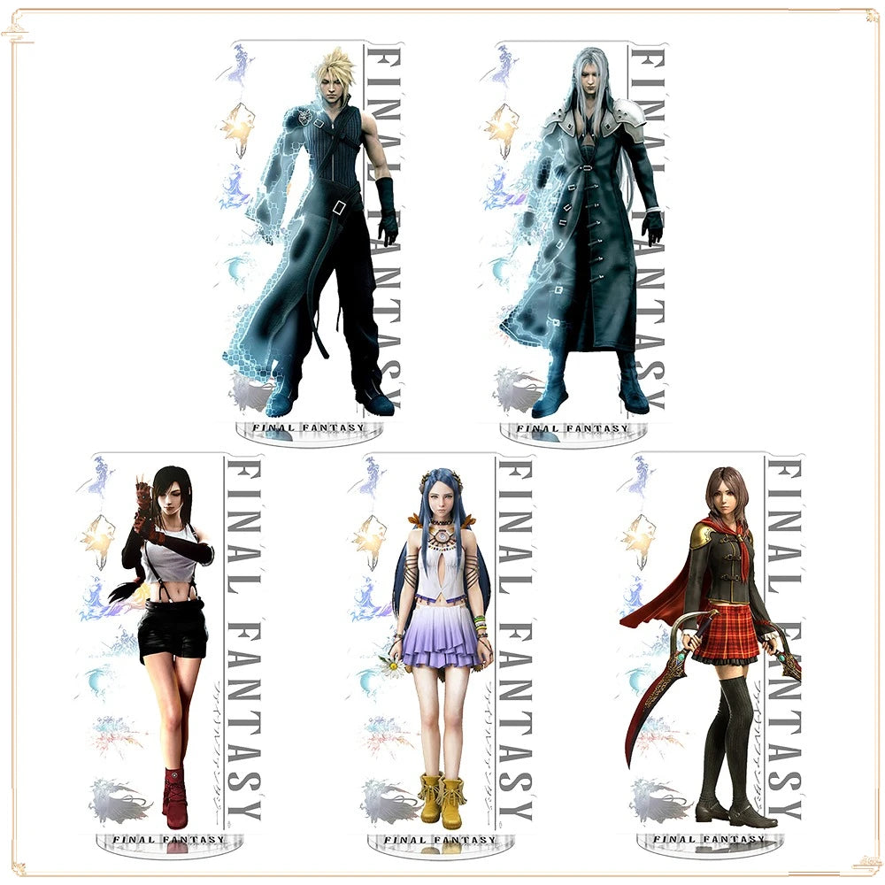 Classic Japanese Role Playing Game Creative Desktop Ornament Acrylic Stand Figure Children's Christmas Collection Gift Fun Toy