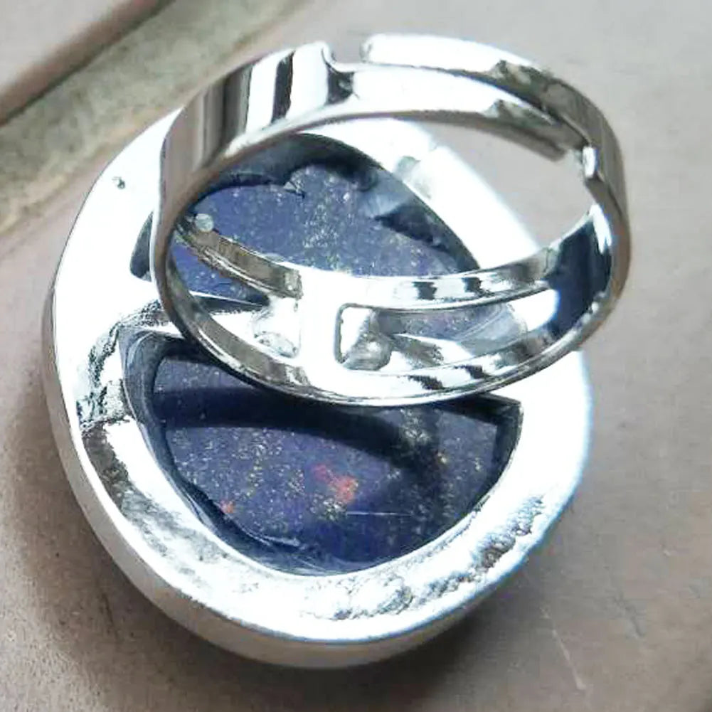 Crystal Women Men Art  Ring  7~12" Adjust Size PWB786