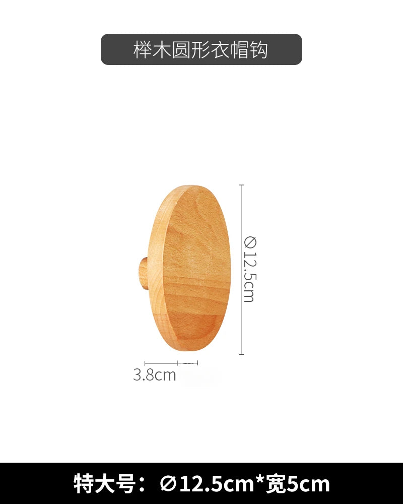 Wall Decoration Coat Rack Free Punch Coat Hook Round Hook Clothes Storage Rack Home Living Room Porch Decoration Hanger