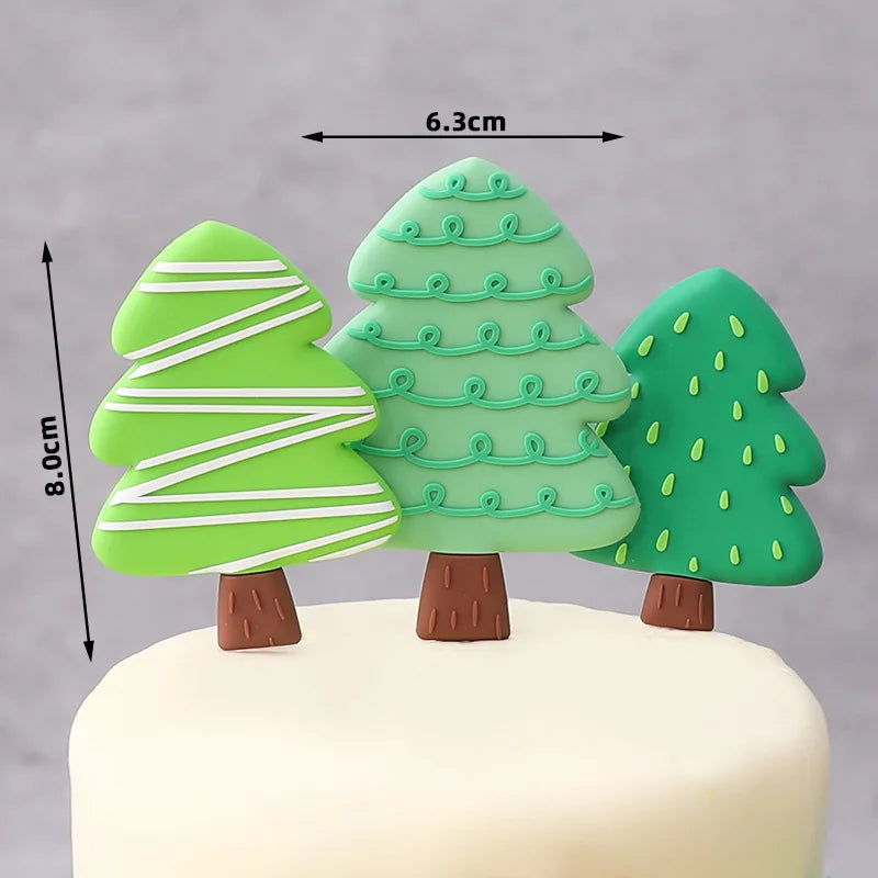 1pcs Jungle Party Cake Topper Safari Animals Figures Toys Picks Wild Jungle Animals Theme Baby Shower Happy Birthday Cake Decor