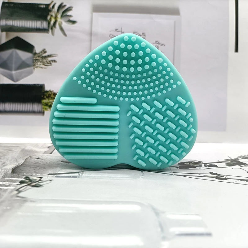 Makeup Brush Cleaner Pad Foundation Eyeshadow Make Up Brushes Cleaning Mat Cosmetic Soft Washing Brush Scrubber Board Hand Tools