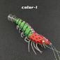 10cm Length Squid Bait 12g Weight Watermelon Laser Horizontal Jig Rattle Lure Horizontal Design Squid Jig Squid Fishing