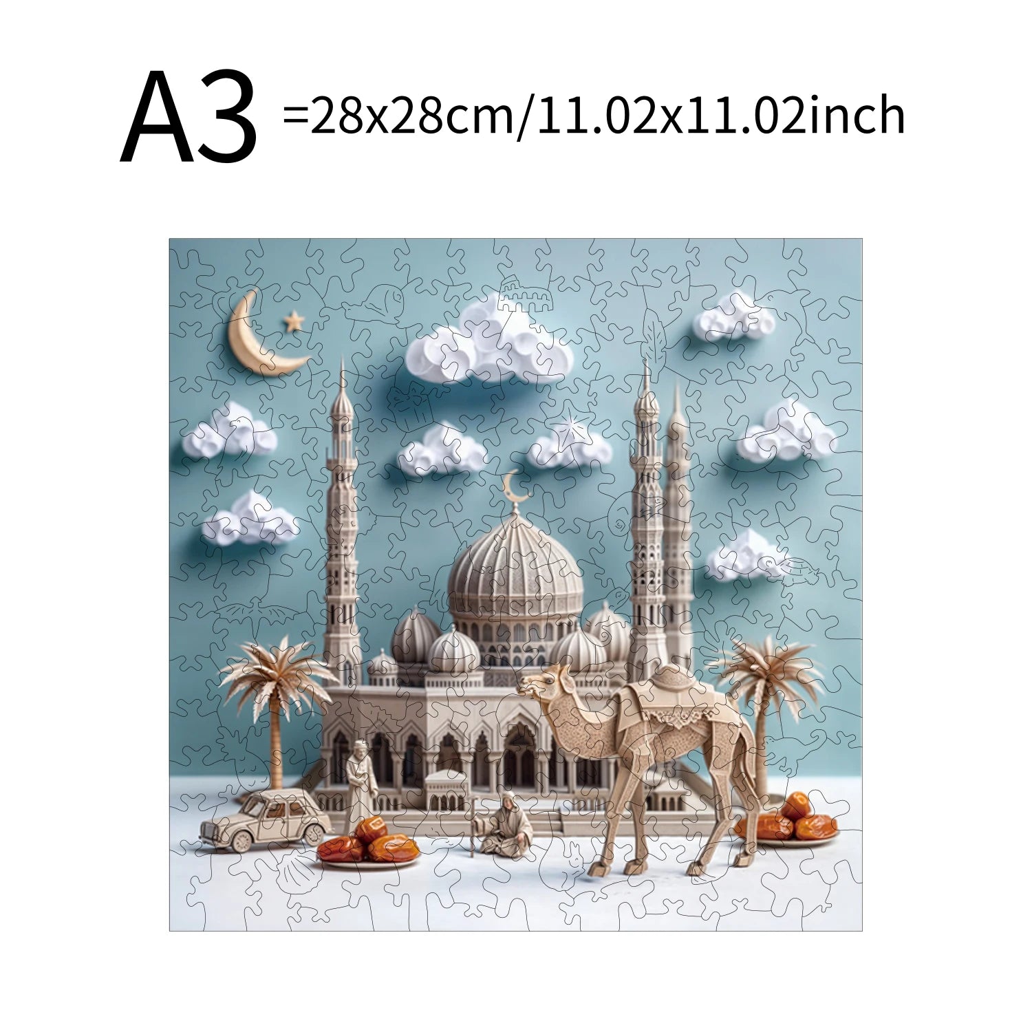Moon Moonlight Lamp Goddess Puzzles High Quality Jigsaw Puzzle Wooden Puzzle Best Christmas Gift