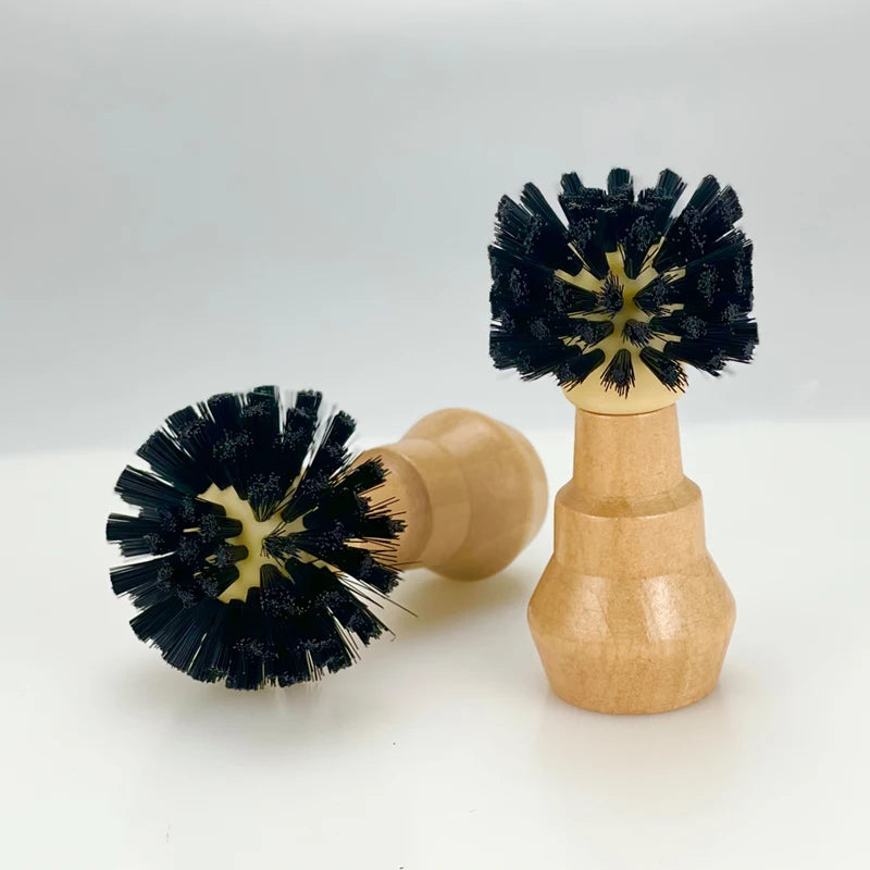 Coffee Brush Cleaner Solid Wood Portafilter Basket Cleaning Barista Dusting Tools Espresso Machine Accessories Home Cafe Goods