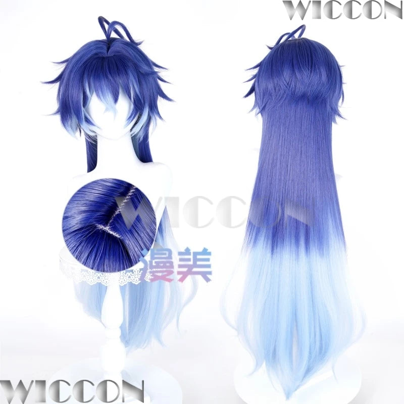 flins nocole reeyn alice durin Istaroth ronova Genshin Impact Cosplay Wig Set Roleplay Man Woman Hair Prop Halloween Party Cos