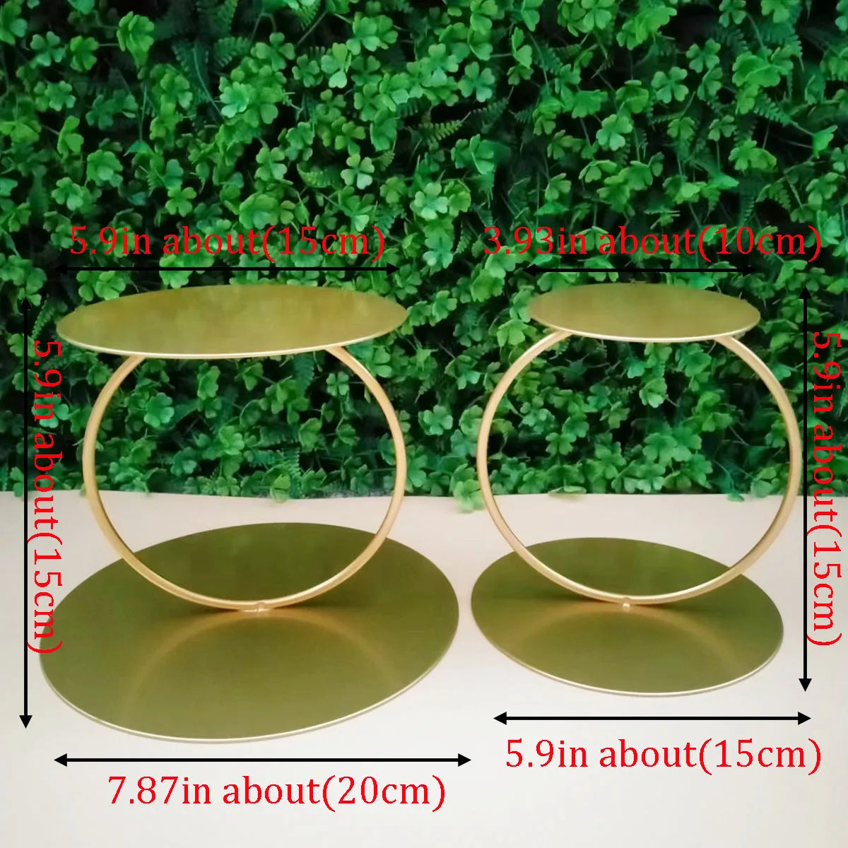 Metal Wedding Cupcake Cake Stand Floating Cake Holder Separator Wedding Birthday Party Dessert Display Stand Decorative