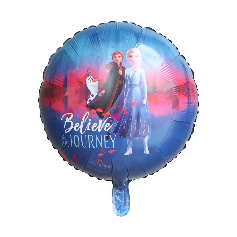 10Pcs 18Inch Frozen ElsaBalloons Anna Olaf Princess Air Globo Girl's Birthday Party Wedding Baby Shower Decorations Kid Toy Gift