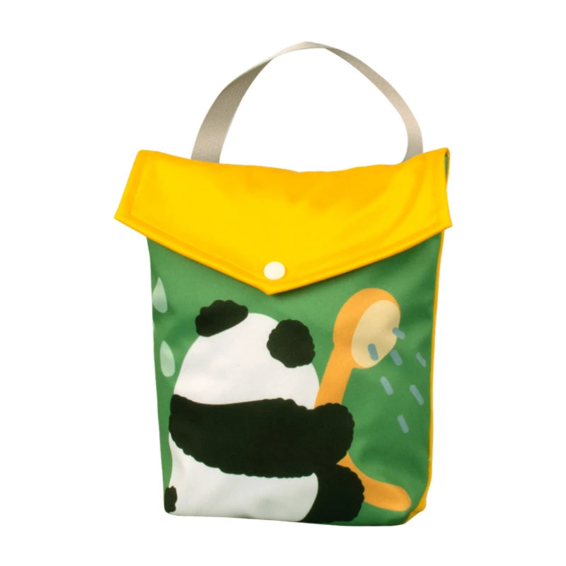 Pororo Baby Diaper Bag Waterproof Wet Bag for Swimsuit Travel Beach Pool Dirty Yoga Gym Clothes Makeup Bag