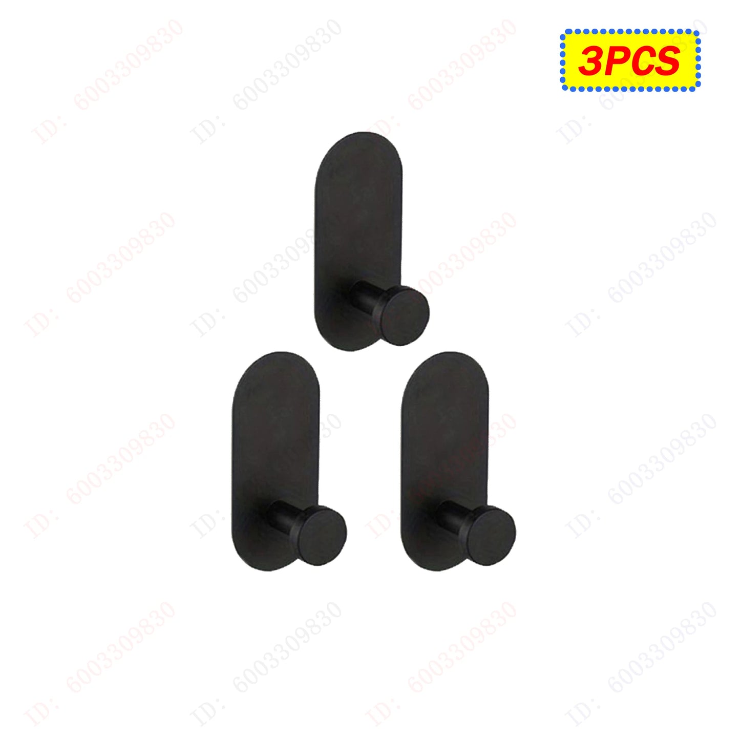 6/3PCS Strong Adhesive Wall Hooks,Self-adhesive Hooks,Towels Hanger Hook,Coat Hanging Rack,Key Holder,Bathroom Accessories