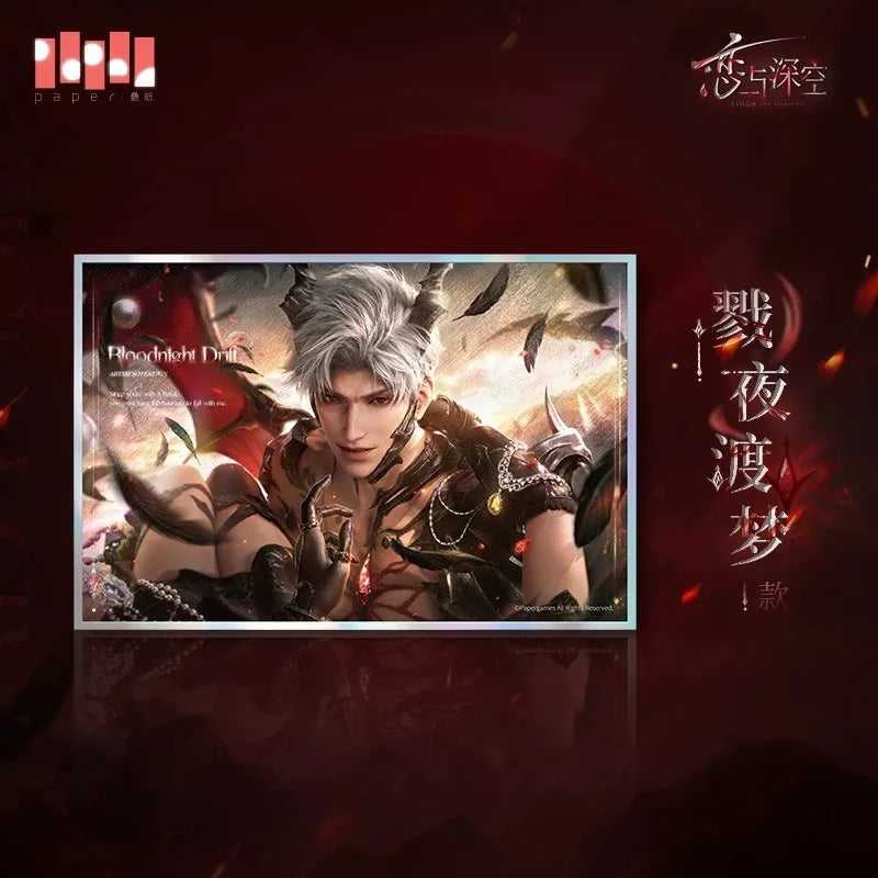 [Official Merchandise] Game Love and Deepspace Cosplay Sylus Abysm Sovereign Silk Scarf Acrylic Plaque Badge Hair Band in Stock