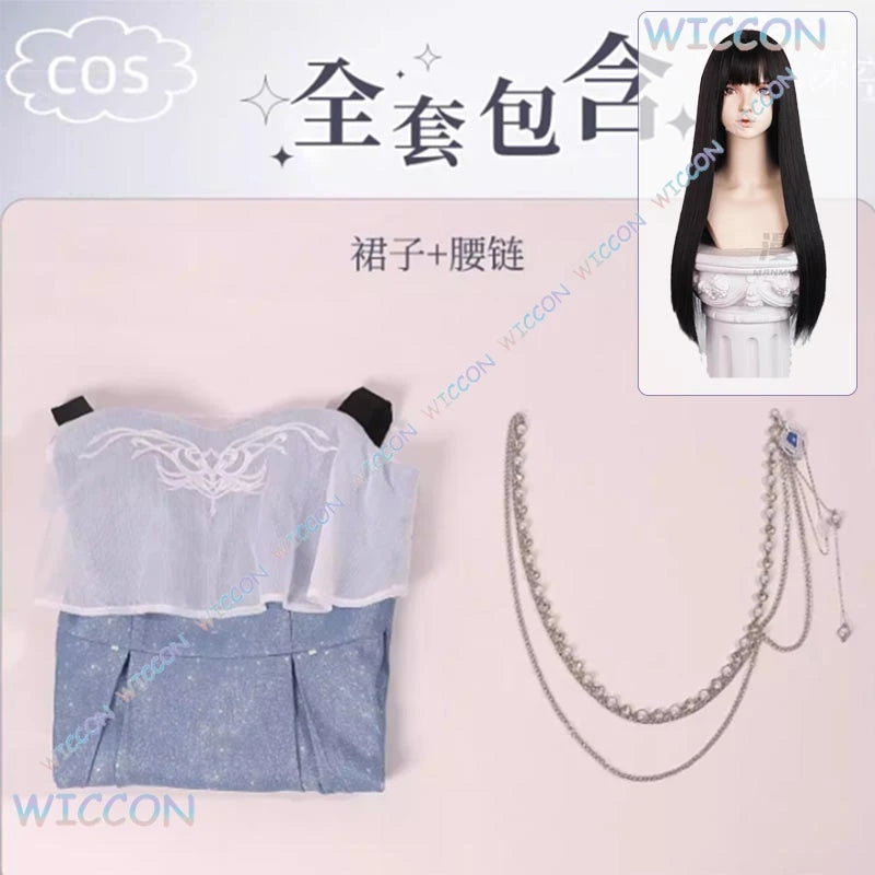 MAG@Love And DeepSpace Player Mc Caleb Cosplay Skyline Clouds Coat Suit Outfit Costume Mens Game Date Look Couple Clothes Suit W