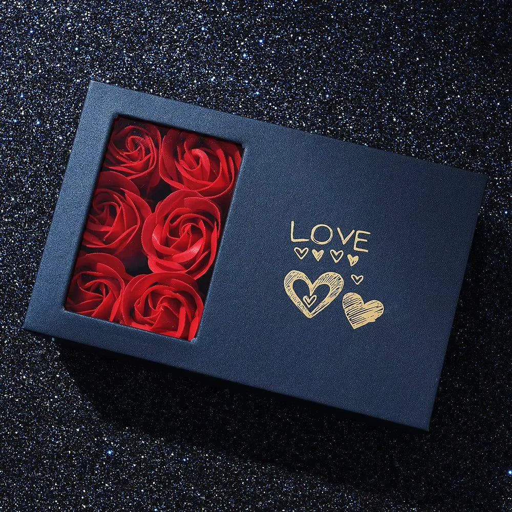 6PCS/SET Luxury Trendy Fashion Roman Digital Scale Quartz Watch Bracelet Necklace Earrings Set Perfect Gift for Friends or Moms