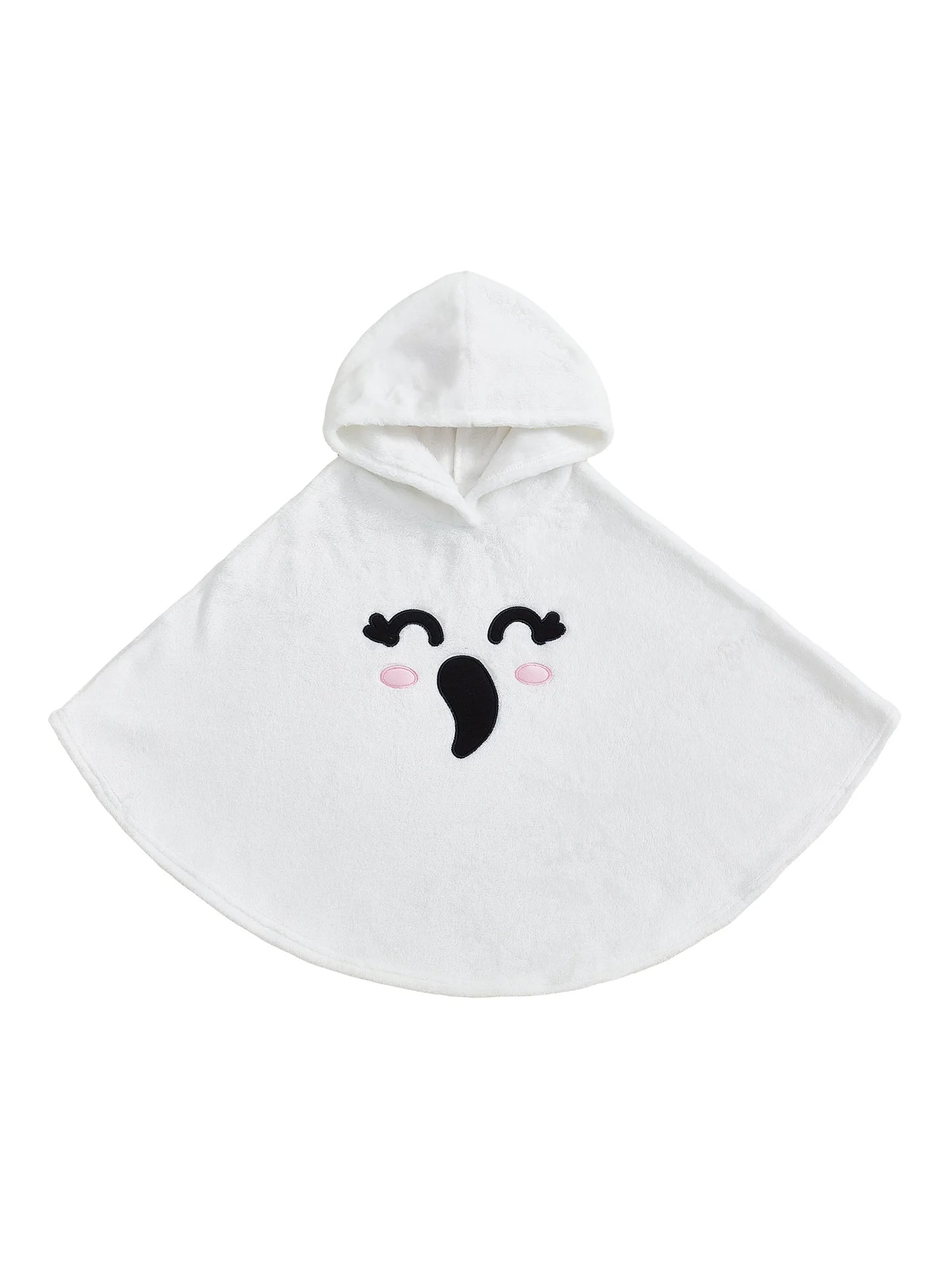 Creepy Halloween Costume for Children Black Bat Design Hooded Cloak for Toddlers and Teens