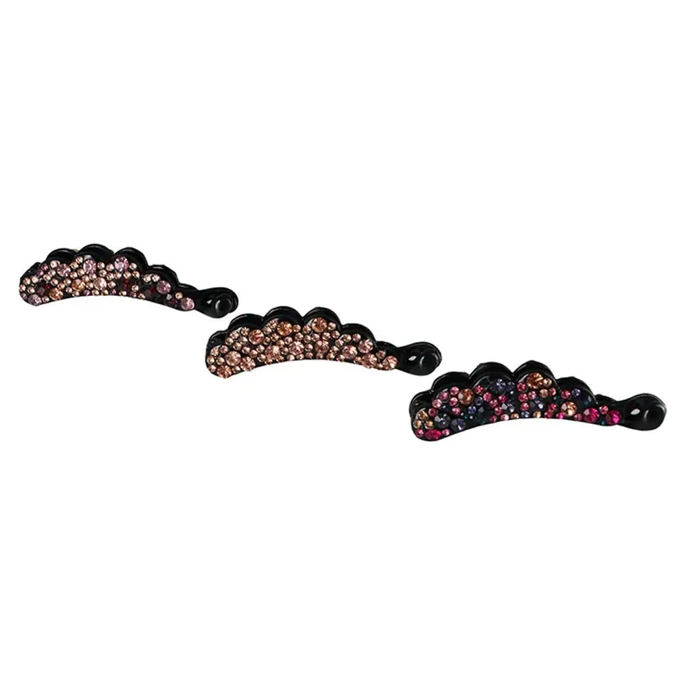 Simple Hair Claw For Girl Headdress Diamond For Women Hair Accessories Banana Clip Korean Style Hair Clip Ponytail Holder