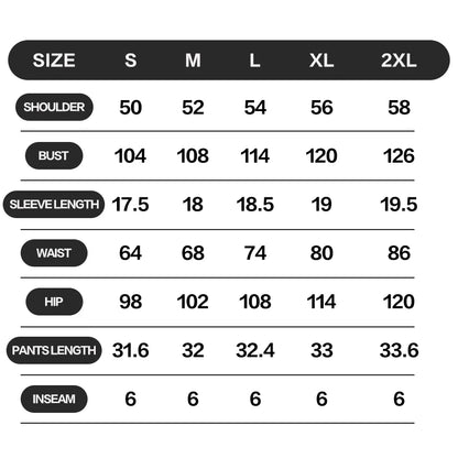 2026 New Short-Sleeve T-Shirt Set Crew Neck Casual Retro Print Hip-Hop Trend Crop Top Two-Piece Set Outdoor Sports Set