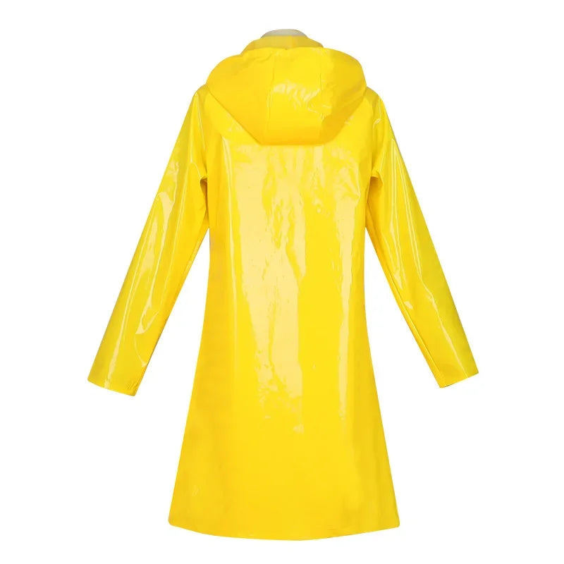 Anime Cartoon Movie Coraline Secret Door Cosplay Costume Coraline Wybie Lovat Coat Jacket Yellow Raincoat Halloween Dress Girl