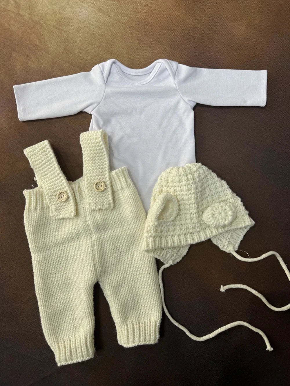 Doll Clothes For 19-22Inch Reborn Baby Doll 48-55cm Reborn Toddler Doll Clothes Accessories Jumpsuit Dress Sweater Knit