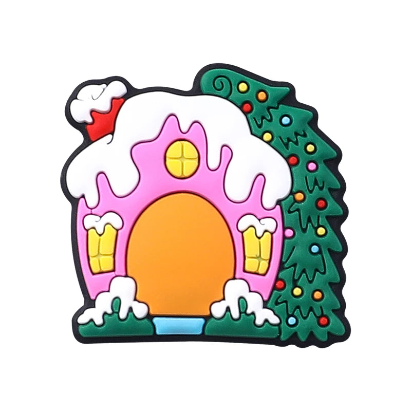 5/10Pcs Silicone Beads Christmas Day Theme Focal Beads for Jewelry Making DIY Beaded Pen Keychain Jewelry Accessories Gift