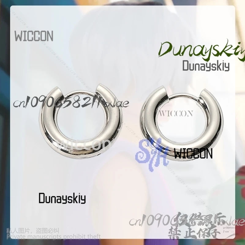 Huntrix KPop Demon Hunters Saja Boy Cosplay Mystery Purple-gray Wigs Curling Hair Accessories Synthetic Short Hair Halloween