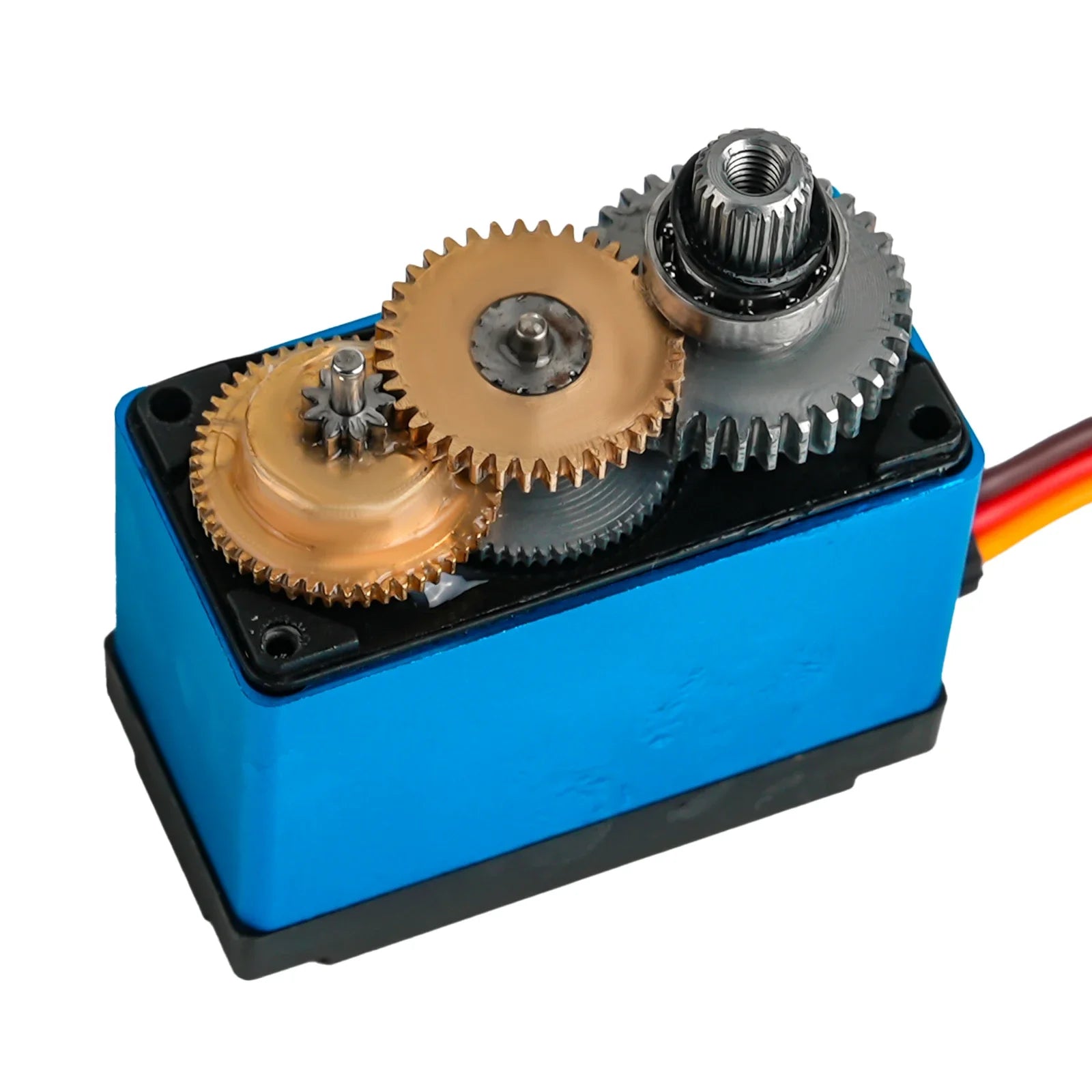 4X 15KG Carbon Brush Motor Standard Digital Servo Metal Gear Waterproof For 1/8 1/10 1/12 Scale Drift Car Crawler 180/270 Degree