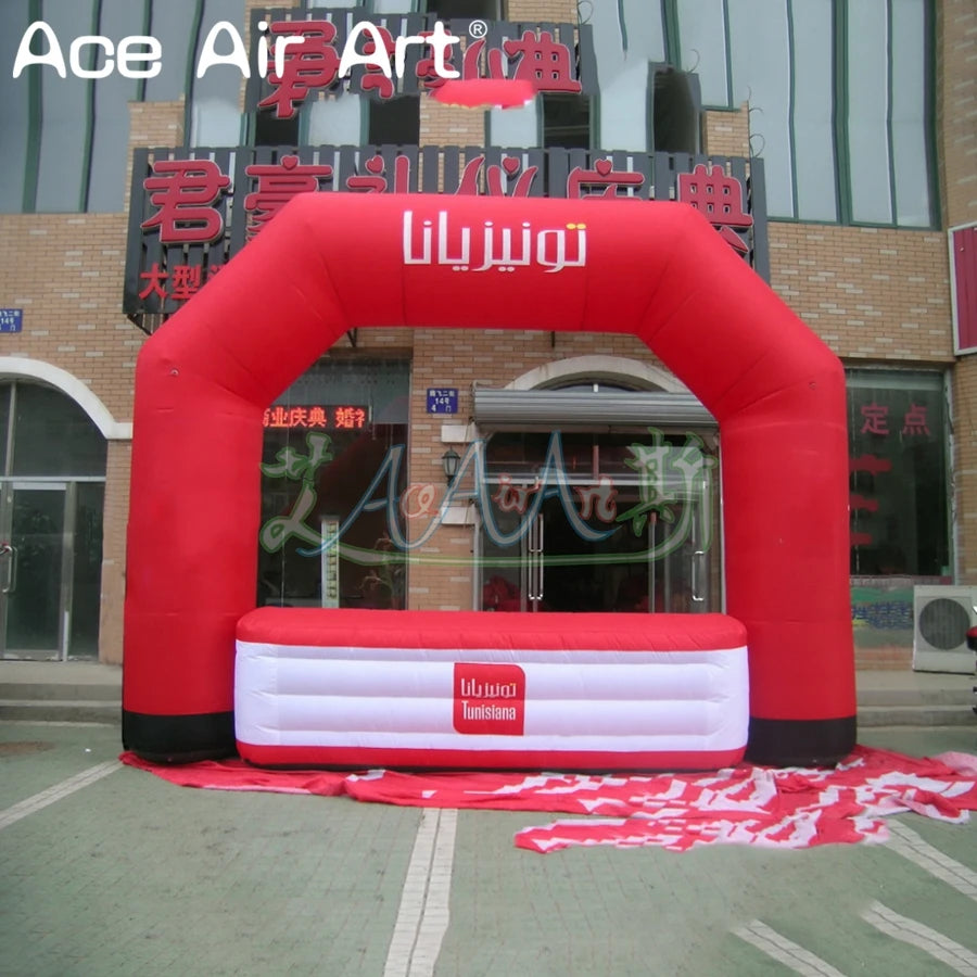 Hot sale inflatable Arch bar,kiosk bar with bar counter balloon for advertising and party