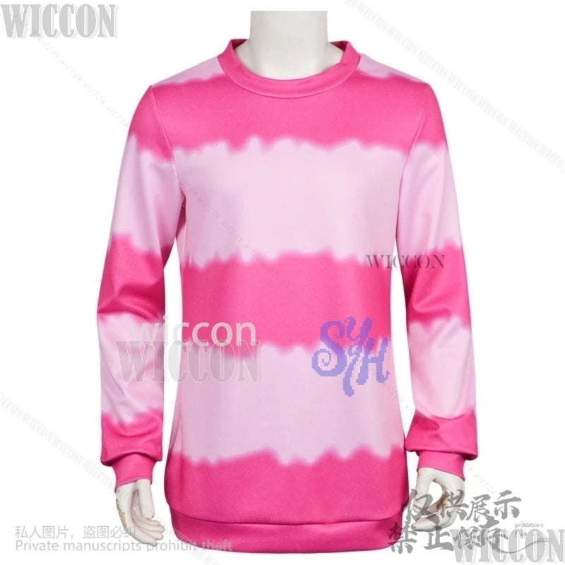 Saja Boys Baby Anime Clothes Kpop Demon Cosplay Loose Round Neck Sweatshirt Sleeve Kawaii Y2k Uniform Wig Halloween Carnival Cos