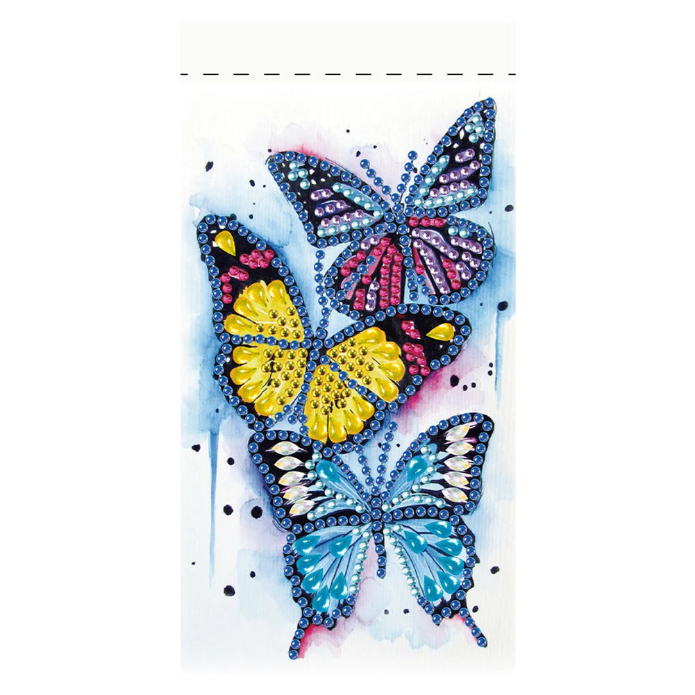 DIY Diamond Painting Glasses Storage Bags Waterproof Glasses Pouches  Cartoon Diamond Painting Craft Handbag Kit Christmas Decor