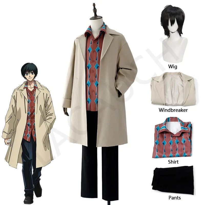 Sakamoto Days Anime Yoichi Nagumo Cosplay Costume Coat Shirt Pants Cos Convention Daily Wear Gift Halloween Carnival Party