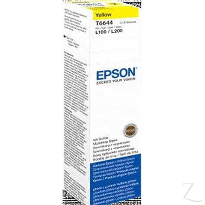 EPSON T6644 Yellow Ink Bottle 70ml EcoTank