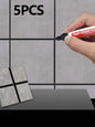 1/5/10PC  Waterproof Marker Pen Wall Seam Repair Tiles Grout Markers Pens Floor Bathroom Decontamination Paint Brush Tools