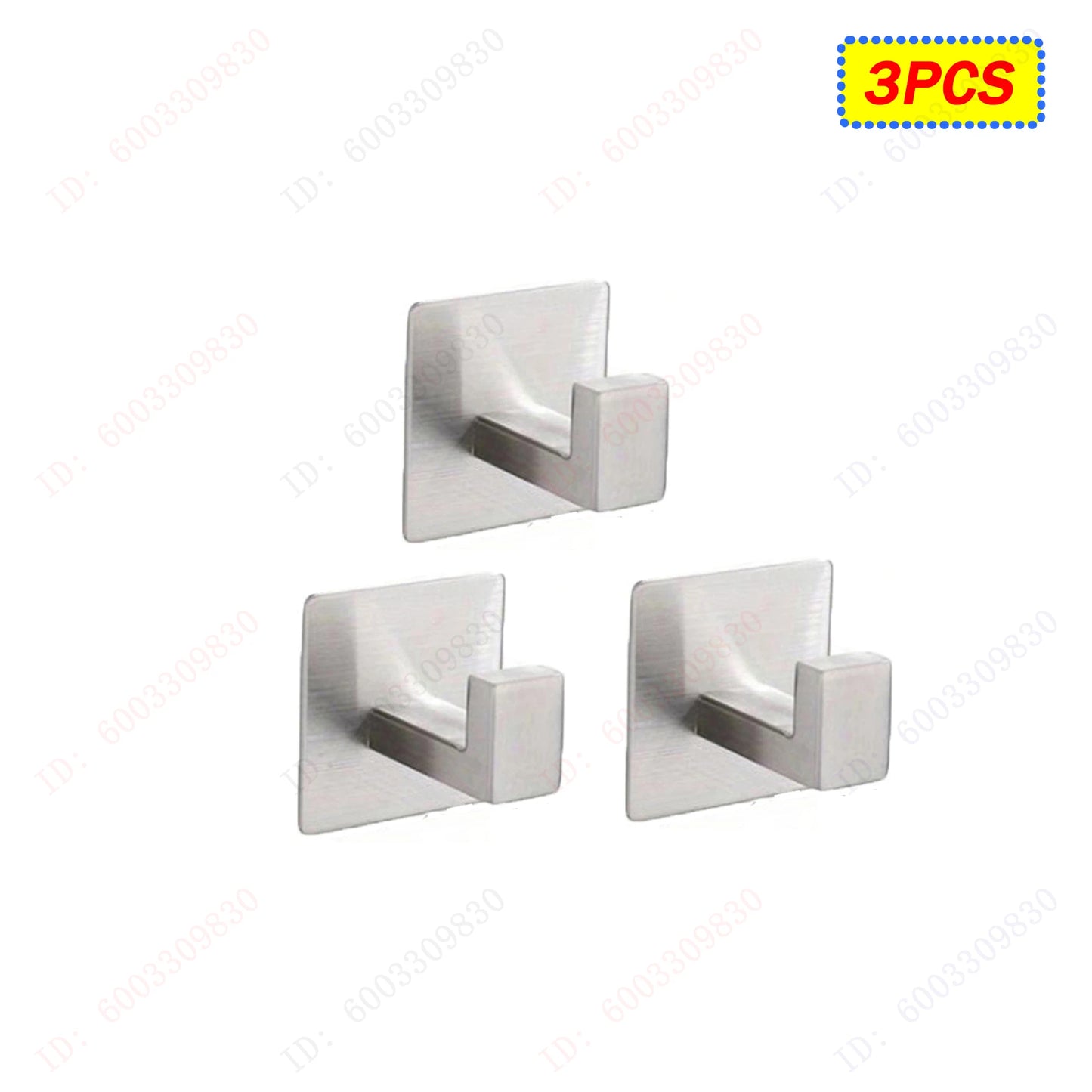 6/3PCS Strong Adhesive Wall Hooks,Self-adhesive Hooks,Towels Hanger Hook,Coat Hanging Rack,Key Holder,Bathroom Accessories