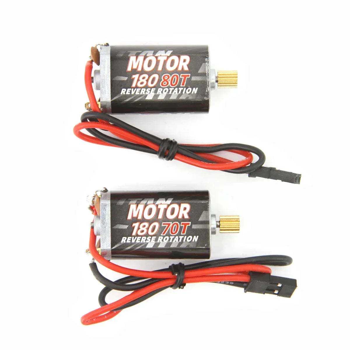 NEEBRC 180 Brushed Motor 53T 60T 70T 80T 11T Pinion Motor Gear for 1/18 RC Crawler Car Monster Climb TRX4M TRX4-M Upgrade Parts