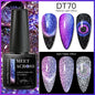 9D Reflective Magnetic Gel Nail Polish 7ml Shiny Glitter Cat Eye Nail Gel Varnishes Semi Permanent Soak Off UV Gel Nail Art