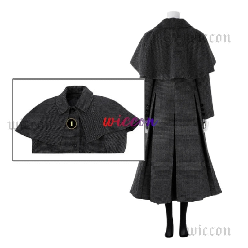 Addams Cosplay Costume Wednesday Season 2 Nevermore Academy Uniform Halloween Carnival Party Christmas PlayRole Coat Clothing