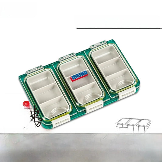 Meiho Fishing Box Small Accessories Box Fish Hooks Fishing Gear Box Coastal Fishing Lure Tool Box Outdoor Camping Travel Supp...