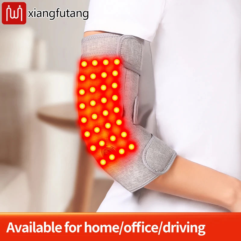 Red Light Knee Massager Hot Compress Vibration Shoulder Elbow Pad Heating Knee Brace For Arthritis Joint Injury Pain Relief
