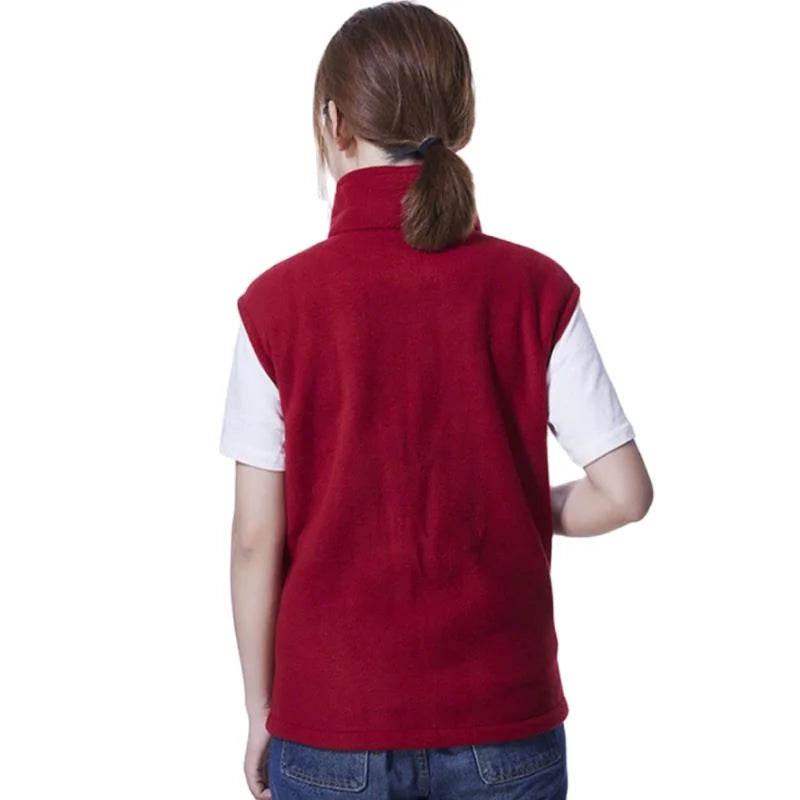 New Fleece Women Vests Autumn Korean Plus size Sleeveless Jackets Ladies Fashion Zipper Casual Waistcoat Female 442