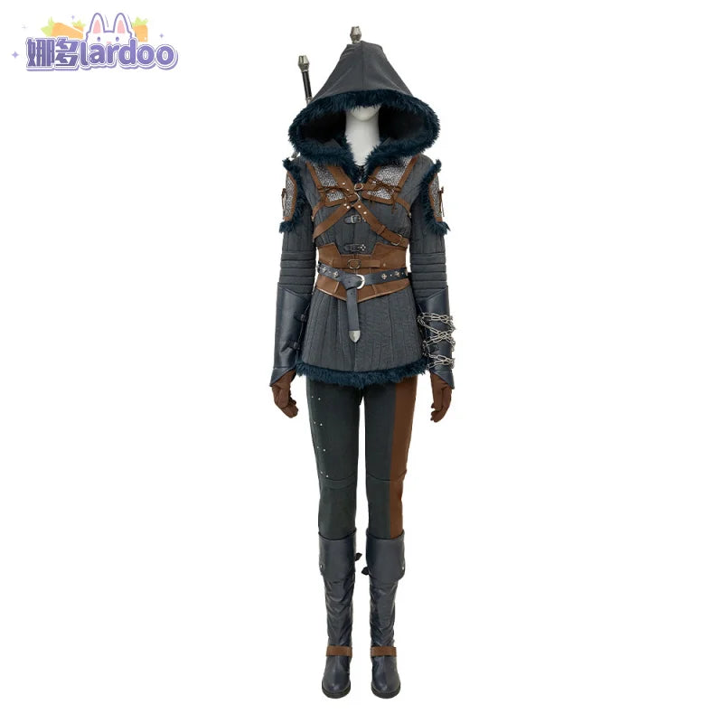 Ciri Witcher 4 Cosplay Costume Uniform Cirilla Fiona Elen Riannon Halloween Carnival Party Christmas Play Role Clothes Clothing