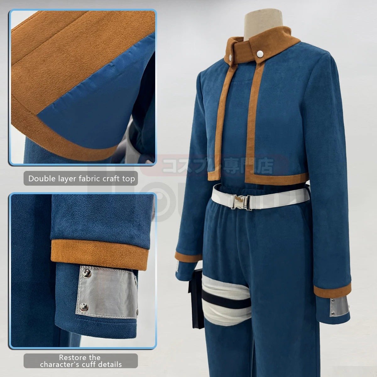 HOLOUN Anime Uchiha Obito Cosplay Costume Top Shirt Pants Waist Bags Animation Convention Halloween Christmas Adult Version