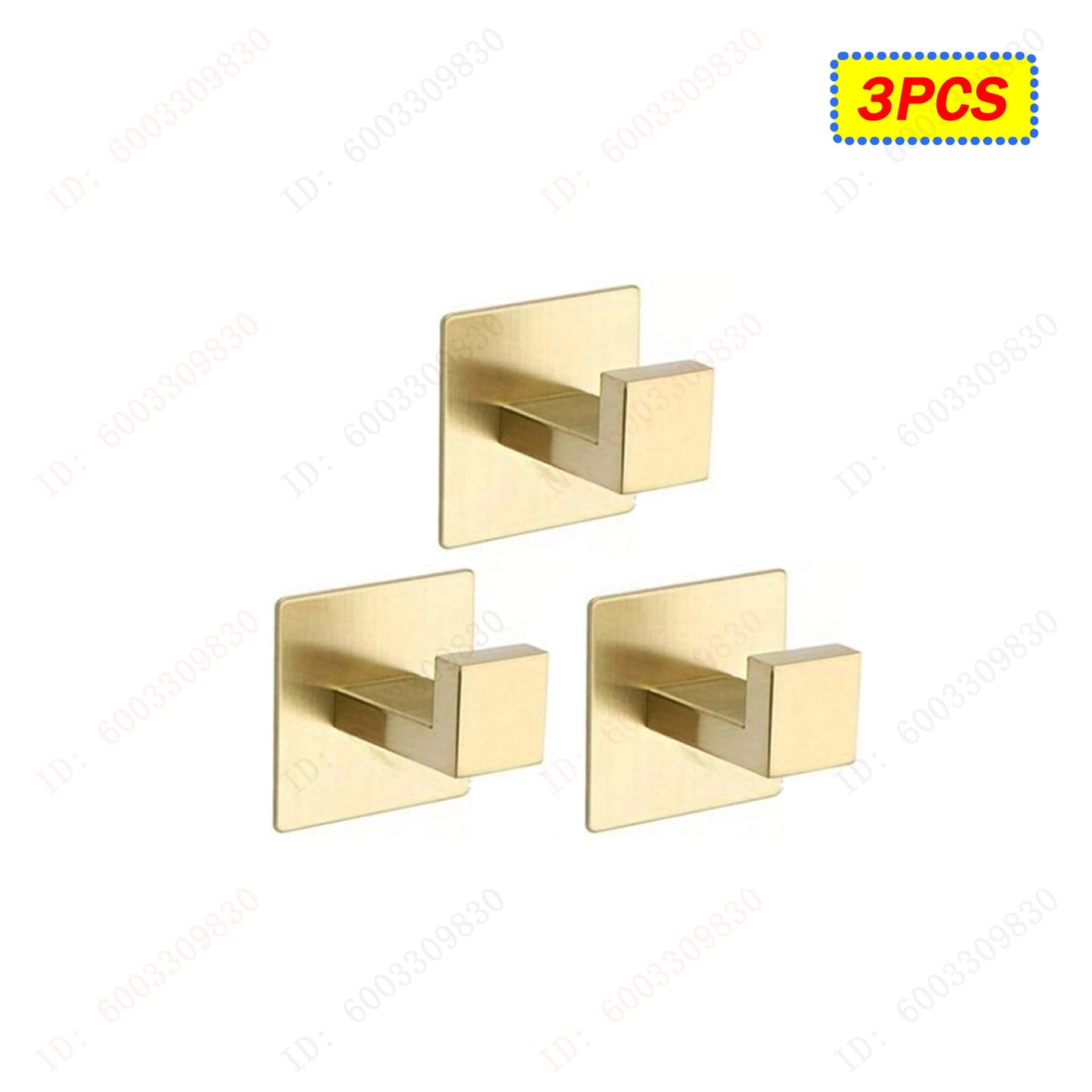 6/3PCS Strong Adhesive Wall Hooks,Self-adhesive Hooks,Towels Hanger Hook,Coat Hanging Rack,Key Holder,Bathroom Accessories