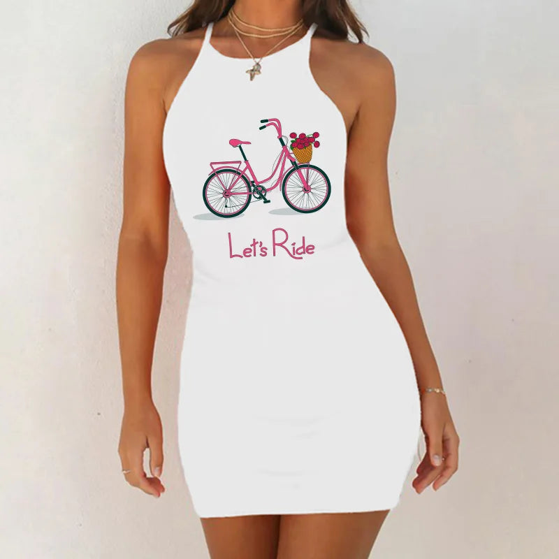 Nightgown Women Kawaii Korean Graphic Nightdress Plus Size Night Dress Sexy Sleepwear Slim Pack Hip Sleeveless Sleepshirts